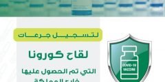 طلب اعتماد لقاح تم تلقيه خارج المملكة للزائر