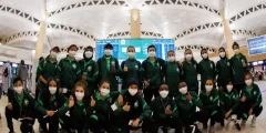 اول مباراة للمنتخب السعودي النسائي