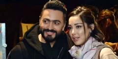 من هي زوجة تامر حسني؟