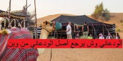 الودعاني وش يرجع أصل الودعاني من وين