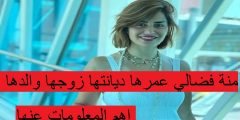 منة فضالي عمرها ديانتها زوجها والدها اهم المعلومات عنها