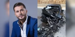 فيديو لحظة وفاة جورج الراسي الفنان اللبناني بحادث سير