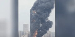 أسباب حريق ناطحة السحاب بالصين