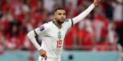 من هي زوجة يوسف النصيري لاعب المغرب