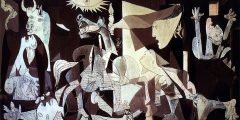 من هو صاحب لوحة الجيرنكا؟ الفنان بابلو بيكاسو الفنان ليوناردو دافنشي الفنان فنسنت فان جوخ